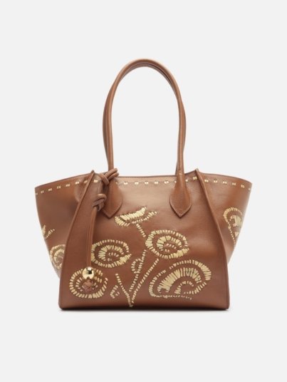 Alba Large Leather Tote Bag