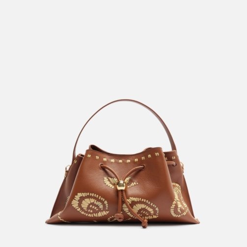 Alba Medium Leather Shoulder Bag