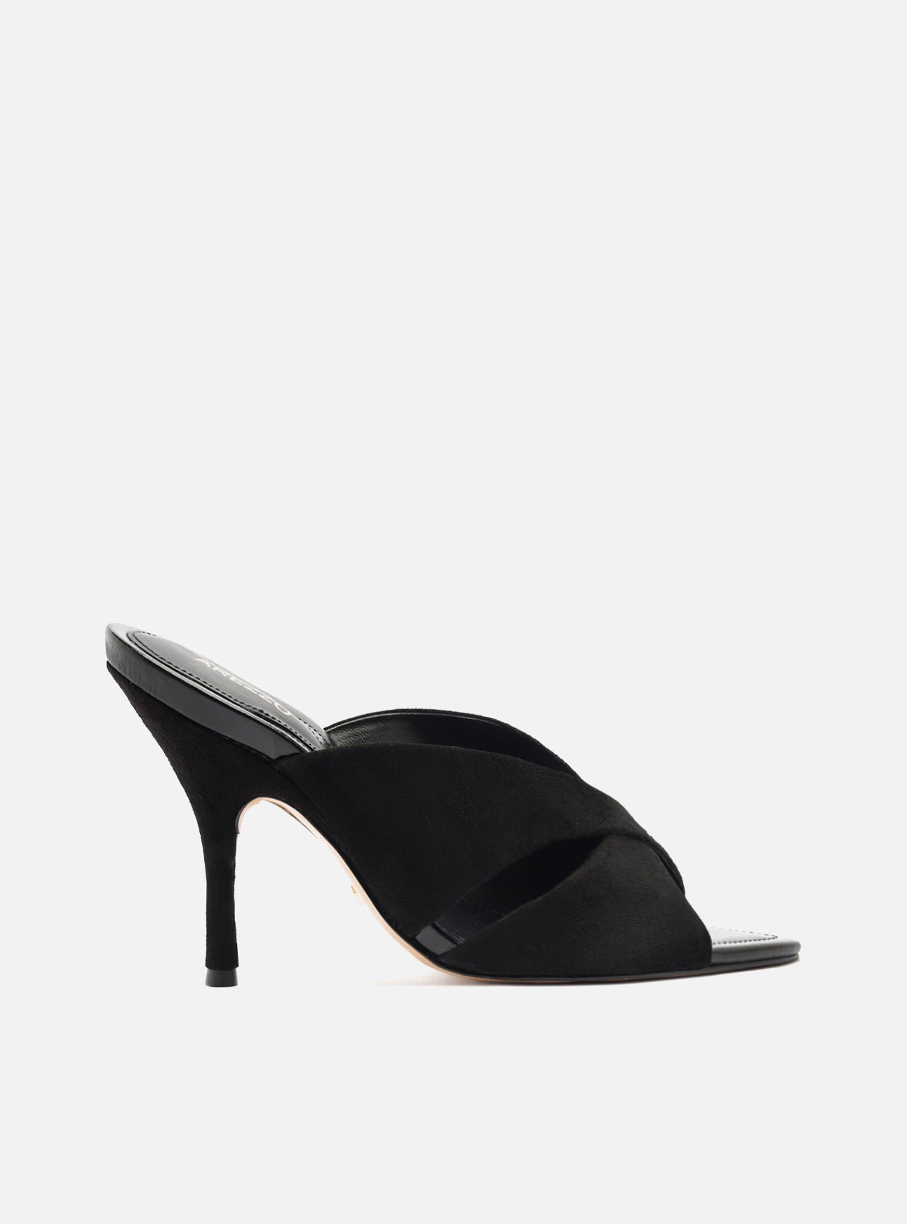 Amelia High Stiletto Leather Mule