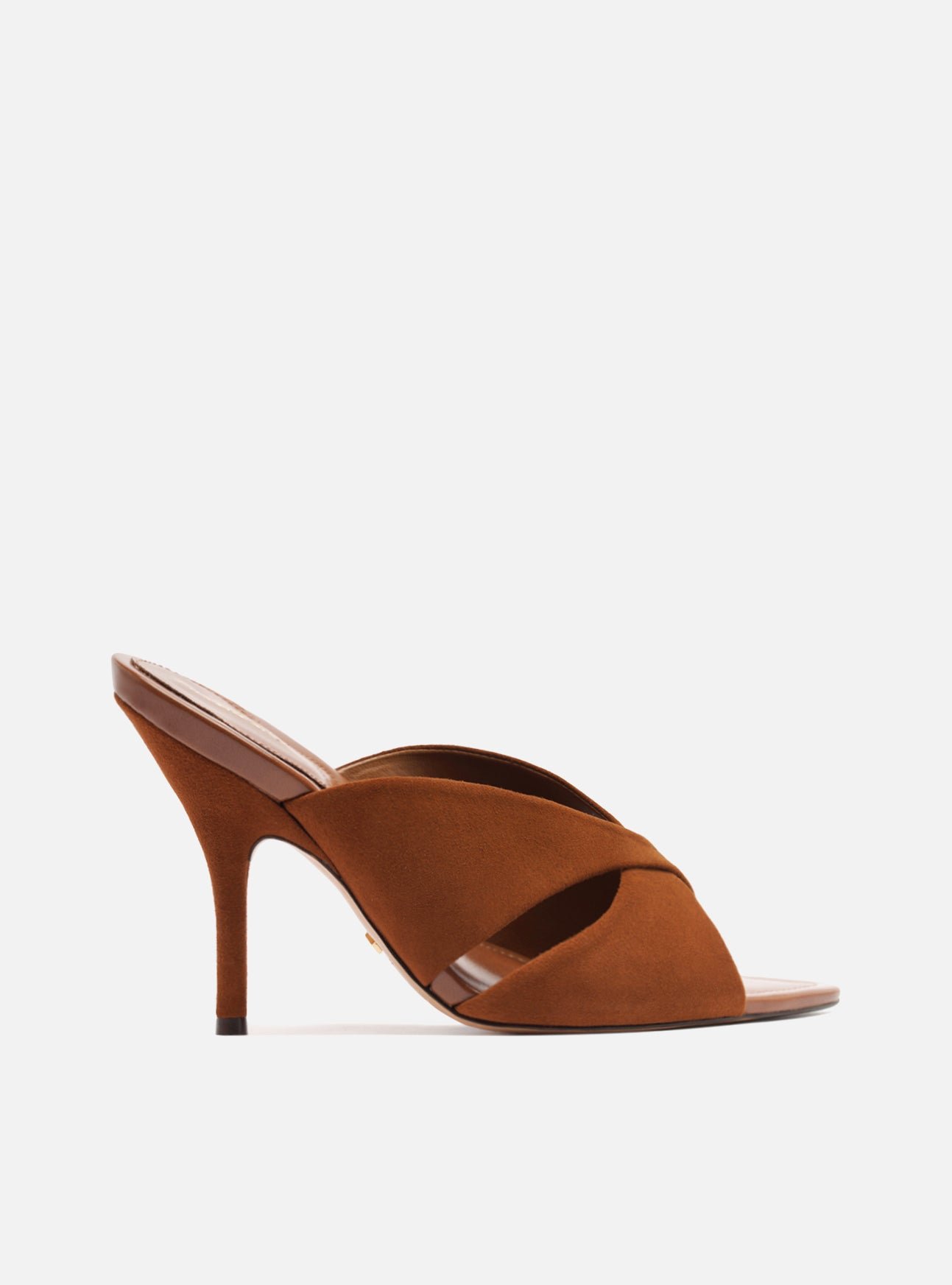 Amelia High Stiletto Leather Mule