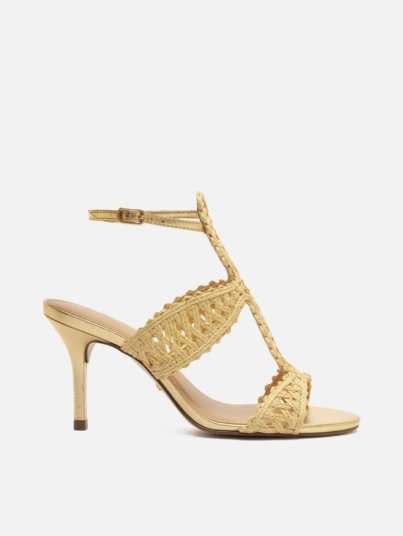 Ciara High Stiletto Embroidery Sandal