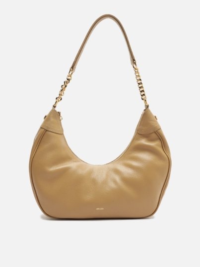 Elena Large Leather Hobo Bag