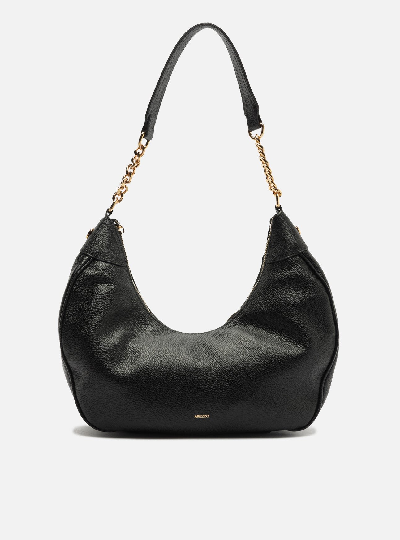 Elena Large Leather Hobo Bag