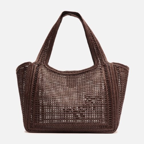 Isla Large Embroidery Shopping Bag