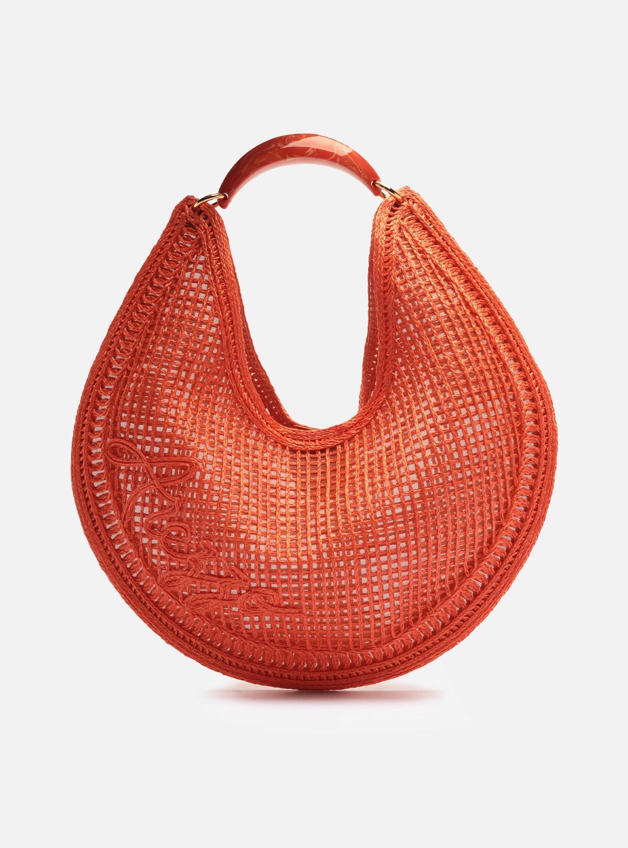 Isla Large Embroidery Shopping Bag