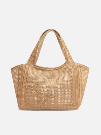 Isla Large Embroidery Shopping Bag