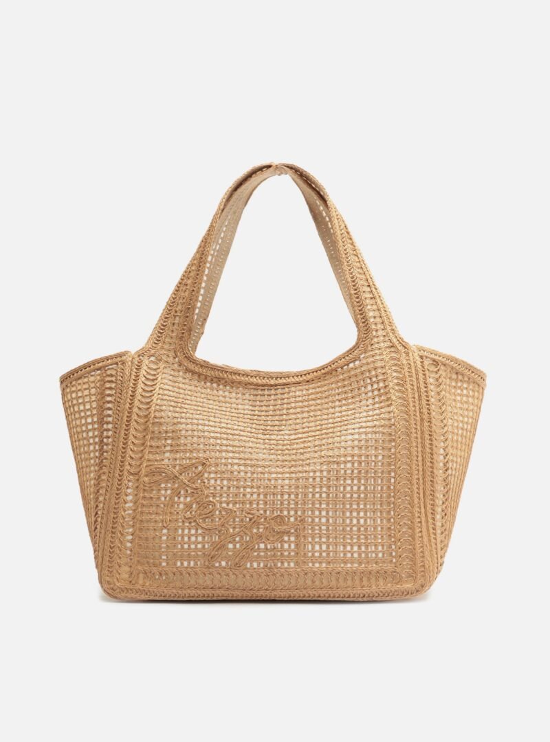 Isla Large Embroidery Shopping Bag