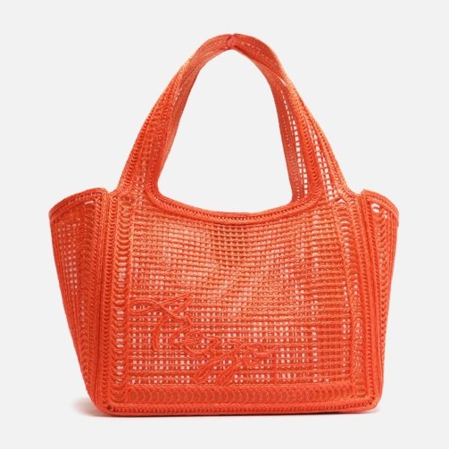 Isla Large Embroidery Shopping Bag