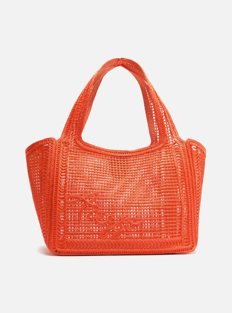 Isla Large Embroidery Shopping Bag