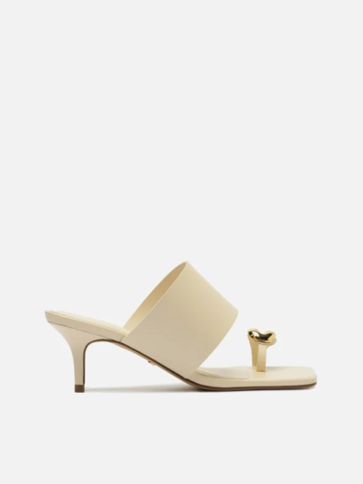 Kendall Leather Stiletto Mule
