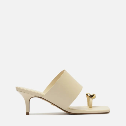 Kendall Leather Stiletto Mule