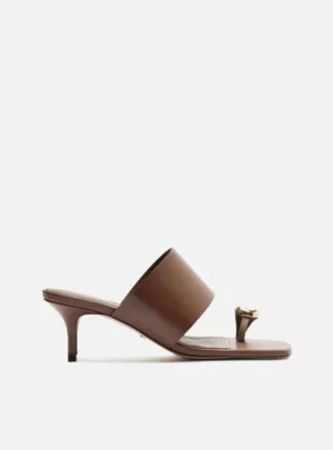Kendall Leather Stiletto Mule