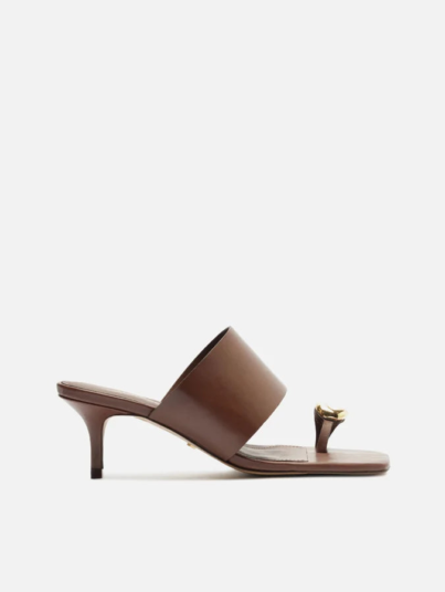 Kendall Leather Stiletto Mule
