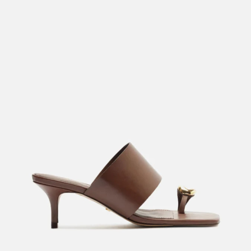 Kendall Leather Stiletto Mule