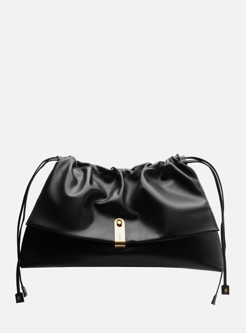 Nicole Large Leather Pouch Bag