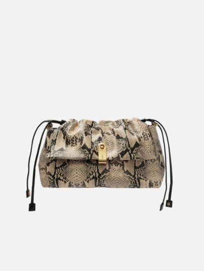 Nicole Medium Leather Pouch Bag