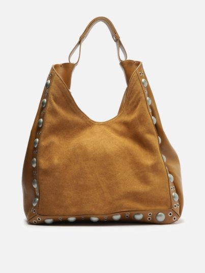 Owen Large Suede Hobo Bag