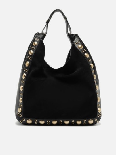 Owen Large Suede Hobo Bag
