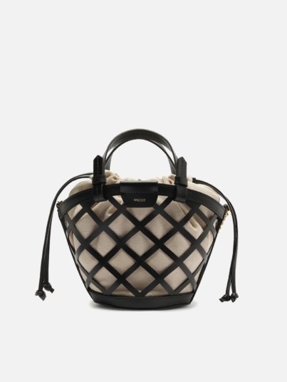 Petra Small Leather Bucket Bag