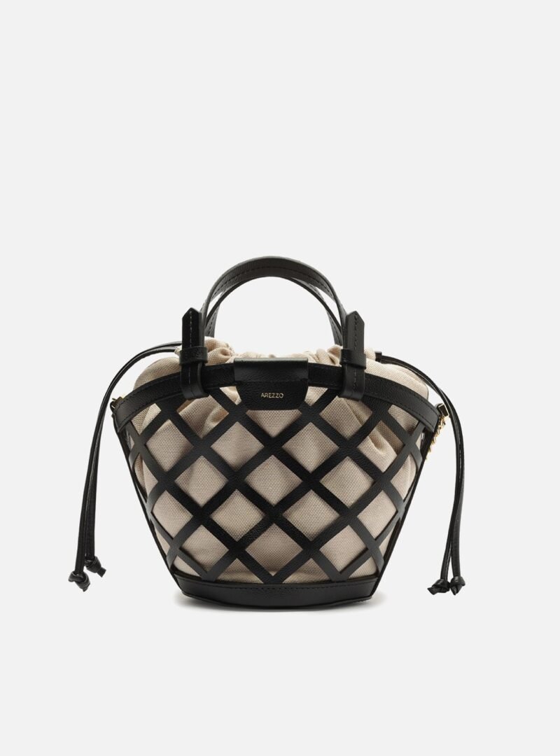 Petra Small Leather Bucket Bag