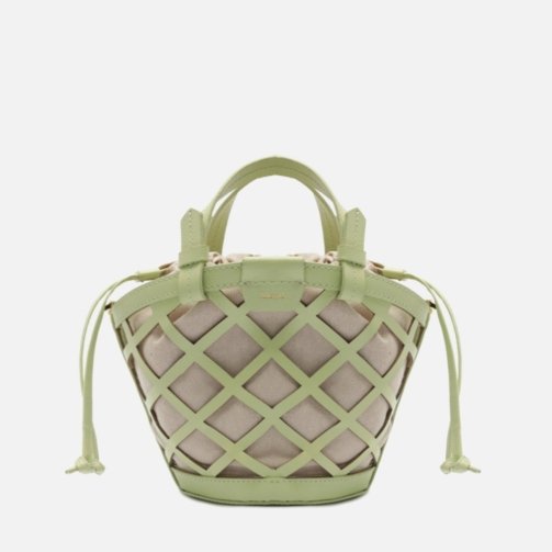 Petra Small Leather Bucket Bag