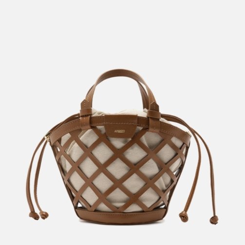 Petra Small Leather Bucket Bag