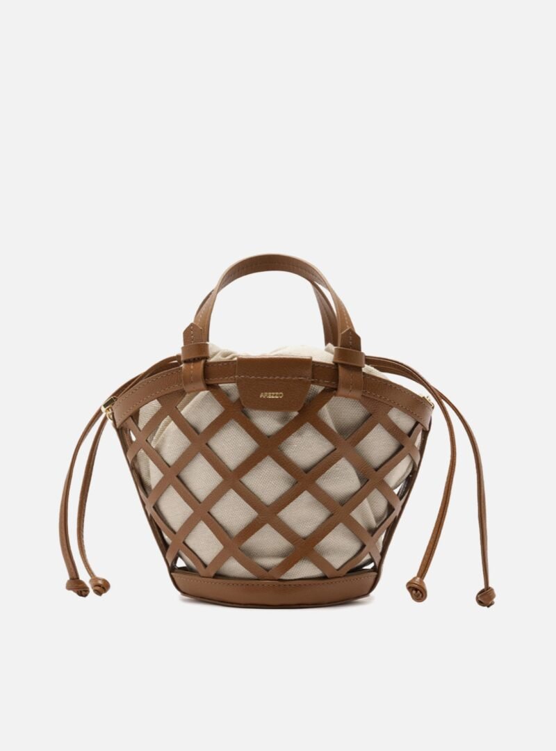 Petra Small Leather Bucket Bag