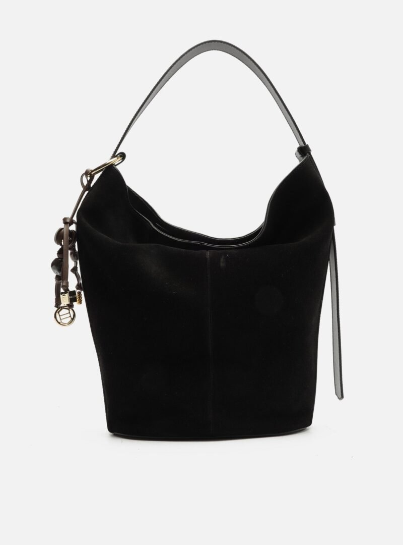 Simone Large Suede Hobo Bag