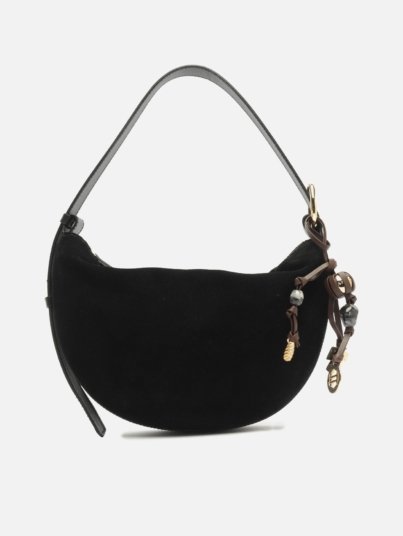 Simone Medium Suede Shoulder Bag