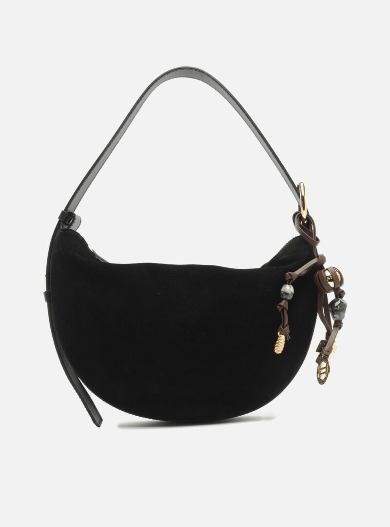 Simone Medium Suede Shoulder Bag