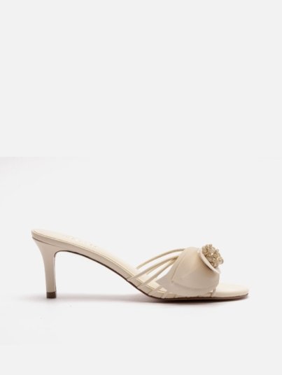 Viola Mid Stiletto Mule Nappa Leather Sandal