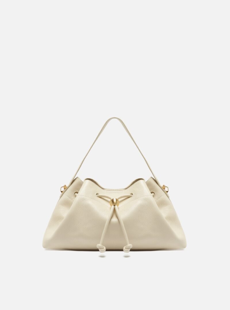 Vivianne Medium Leather Bucket Bag