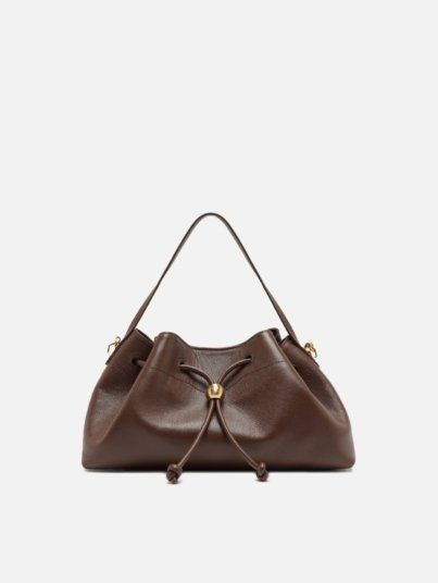 Vivianne Medium Leather Bucket Bag